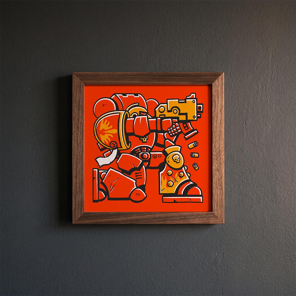 Blood Art Print 10x10″